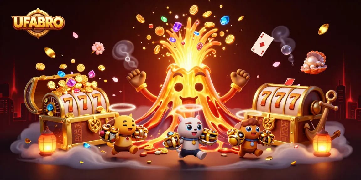 UFABRO showcases thrilling wins in an ultra-detailed 3D casino adventure with golden treasures.