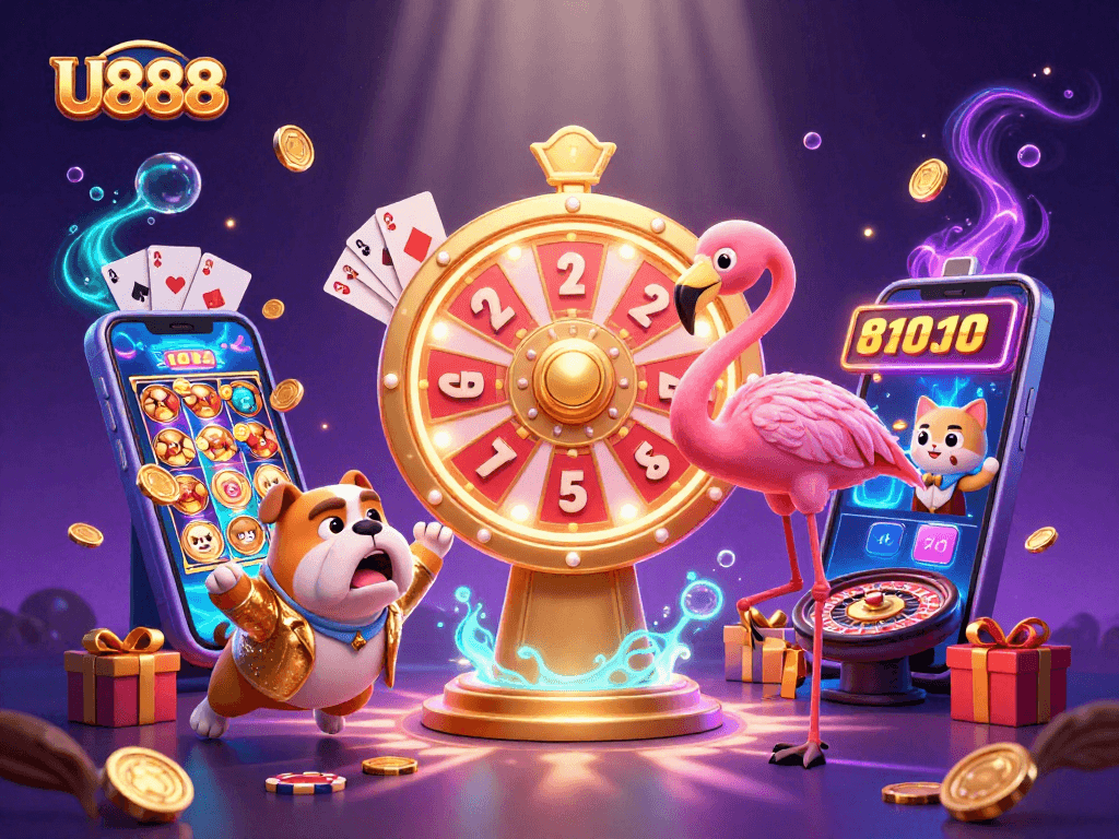 Spin the giant prize wheel at U888 and win big with thrilling casino games!