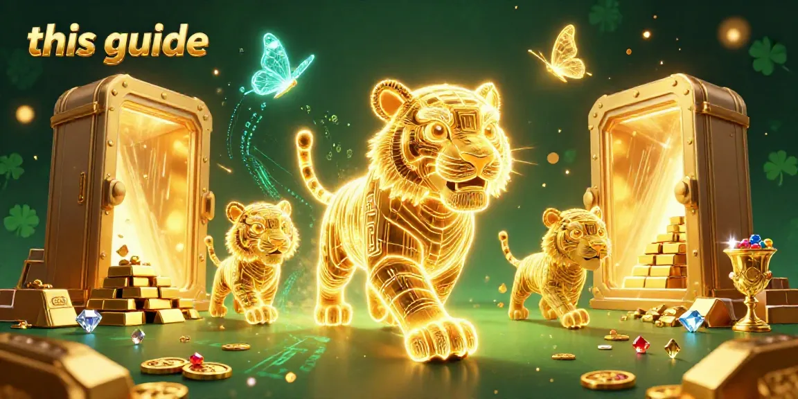 Engage with this guide to discover the dazzling casino universe alongside a golden tiger and gems.