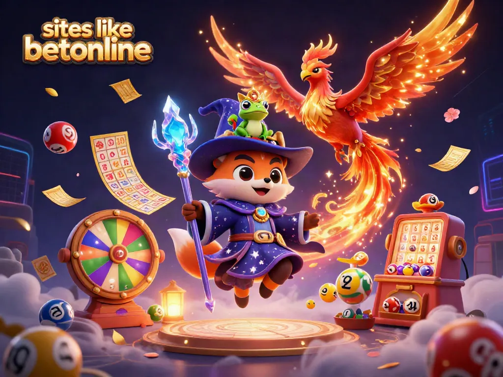 Engage with thrilling adventures on sites like betonline, featuring vibrant casino elements and mystical characters.