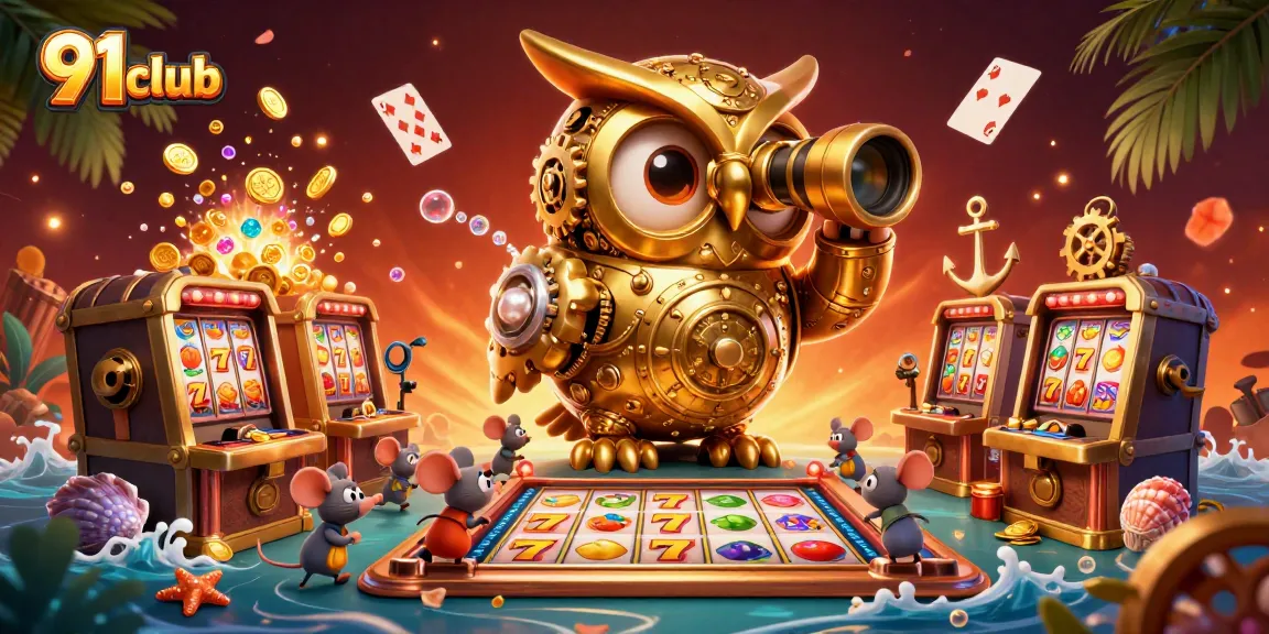 Engage with 91club in a vibrant 3D casino scene, showcasing exciting game elements and dynamic visuals.