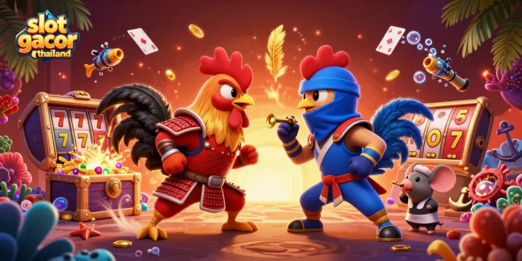 Experience exhilarating gameplay with vibrant characters in slot gacor thailand adventure.