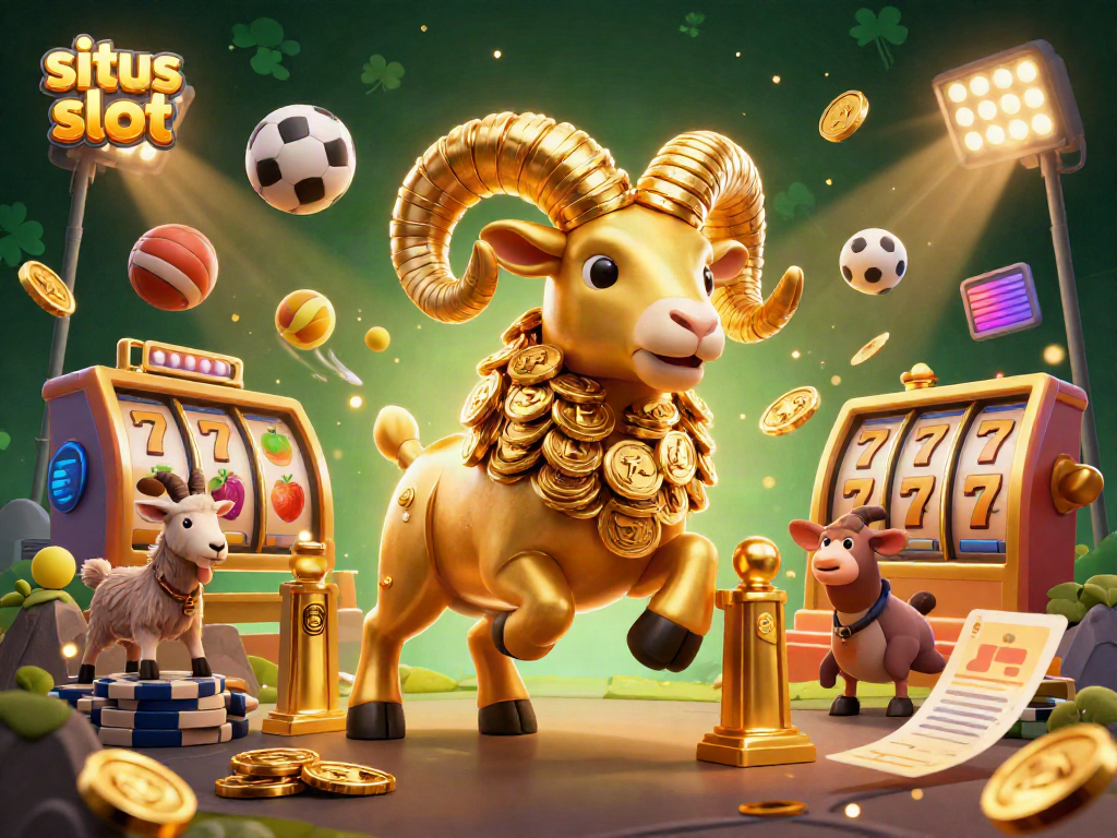 Memenangkan permainan situs slot dengan simbol keberuntungan yang menarik dan elemen kasino yang dinamis.