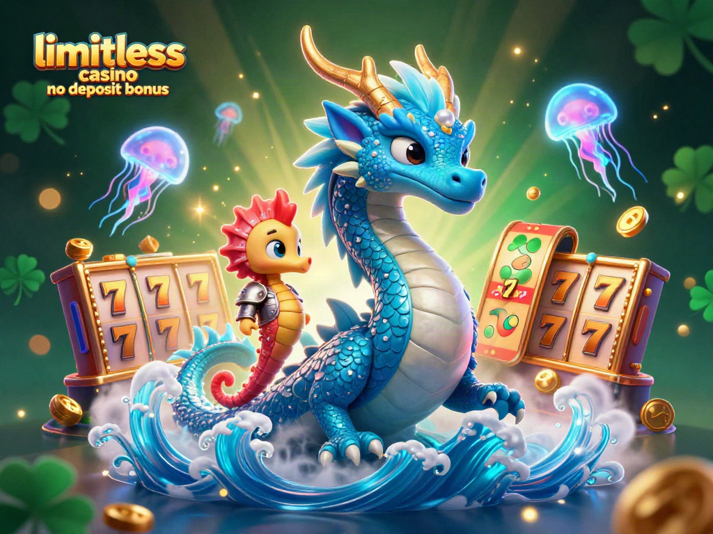 Play exciting games with limitless casino no deposit bonus offers and stunning 3D dragon-themed illustrations.