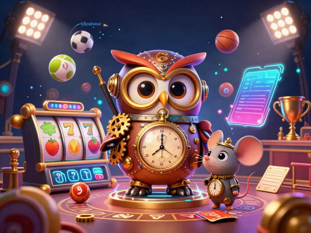 Experience thrilling gameplay with yslexperience, featuring a vibrant casino scene with cartoon characters and dynamic game elements.