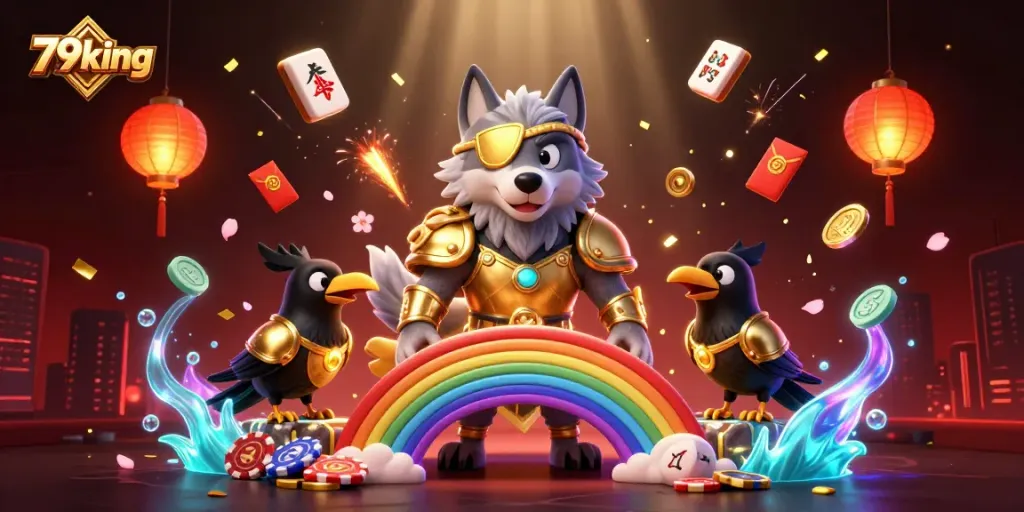 Experience thrilling gaming with 79king's vibrant Norse-inspired characters and casino elements.