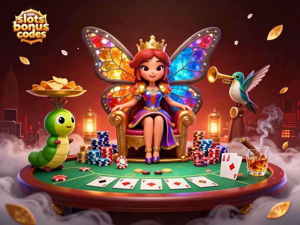 Experience the excitement of luckyland slots bonus codes with a vibrant casino scene featuring dynamic characters.
