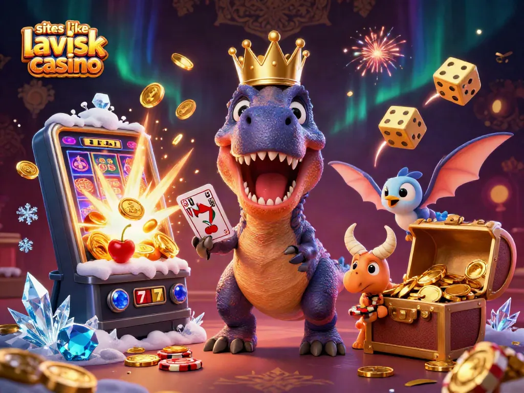 Win big with sites like lavish luck casino featuring T-Rex card shuffling amid jackpot excitement.