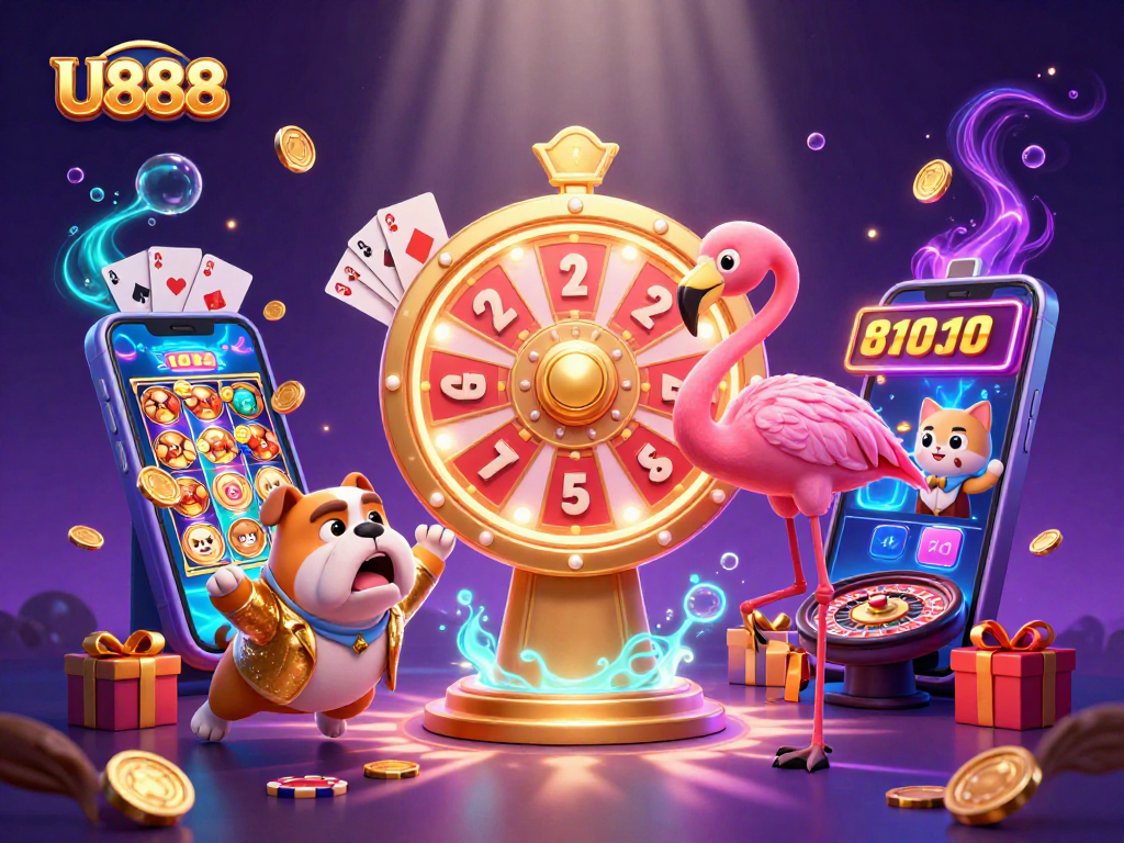 Spin the giant prize wheel at U888 and win big with thrilling casino games!