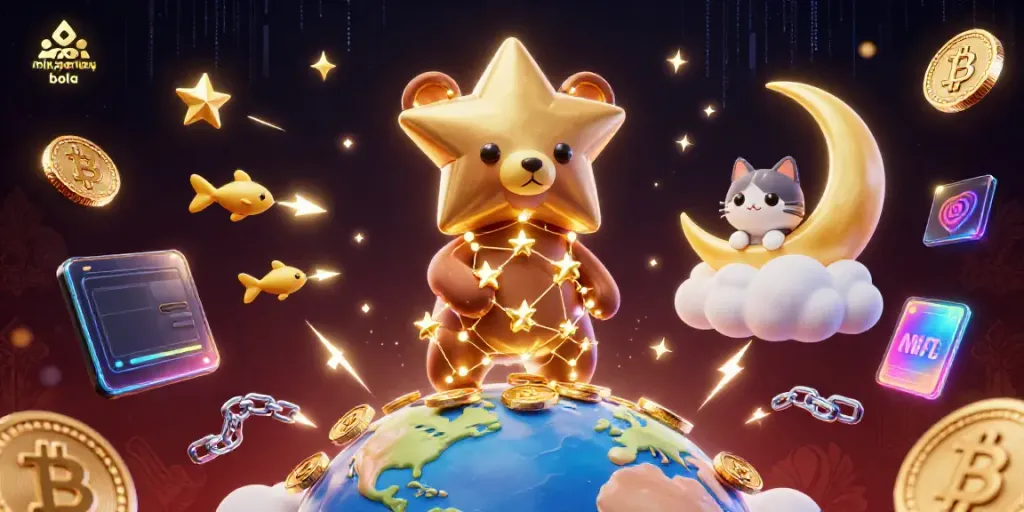 Engage with agen mix parlay bola while exploring a vibrant 3D casino universe full of animated elements.